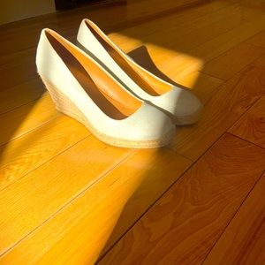 J. Crew “Kate Middleton” Wedges (2.75in heel)